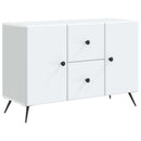 vidaXL Széf Fehér 89 x 34,5 x 60 cm Szerelt Fa