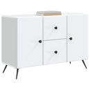 vidaXL Széf Fehér 89 x 34,5 x 60 cm Szerelt Fa