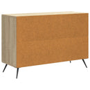 vidaXL Széf fiókkal Sonoma Tölgy 89 x 34,5 x 60 cm Szerelt Fa