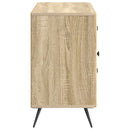 vidaXL Széf fiókkal Sonoma Tölgy 89 x 34,5 x 60 cm Szerelt Fa