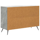 vidaXL Széf fiókkal Betonszürke 89 x 34,5 x 60 cm Szerelt Fa
