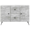 vidaXL Széf fiókkal Betonszürke 89 x 34,5 x 60 cm Szerelt Fa