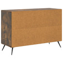vidaXL Széf fiókkal Füstös Tölgy 89 x 34,5 x 60 cm Szerelt Fa