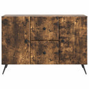 vidaXL Széf fiókkal Füstös Tölgy 89 x 34,5 x 60 cm Szerelt Fa