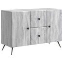vidaXL Széf fiókkal Szürke Sonoma 89 x 34,5 x 60 cm Szerelt Fa