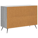 vidaXL Széf fiókkal Szürke Sonoma 89 x 34,5 x 60 cm Szerelt Fa