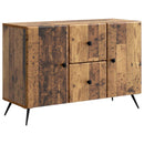 vidaXL Széf fiókkal Antik Fa 89 x 34,5 x 60 cm Szerelt Fa