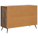 vidaXL Széf fiókkal Antik Fa 89 x 34,5 x 60 cm Szerelt Fa