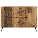 vidaXL Széf fiókkal Antik Fa 89 x 34,5 x 60 cm Szerelt Fa