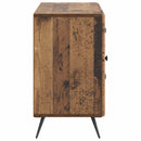 vidaXL Széf fiókkal Antik Fa 89 x 34,5 x 60 cm Szerelt Fa