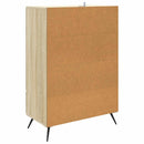 vidaXL Széf fiókkal Sonoma Tölgy 66 x 34,5 x 95 cm Szerelt Fa
