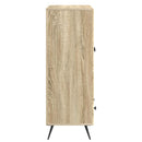 vidaXL Széf fiókkal Sonoma Tölgy 66 x 34,5 x 95 cm Szerelt Fa