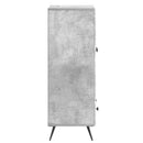 vidaXL Széf fiókkal Betonszürke 66 x 34,5 x 95 cm Szerelt Fa