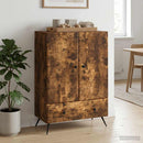 vidaXL Széf Füstös Tölgy 66 x 34,5 x 95 cm Szerelt Fa