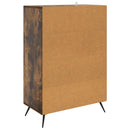 vidaXL Széf Füstös Tölgy 66 x 34,5 x 95 cm Szerelt Fa