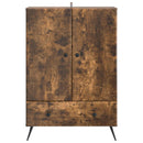 vidaXL Széf Füstös Tölgy 66 x 34,5 x 95 cm Szerelt Fa