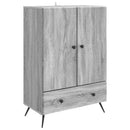 vidaXL Széf Szürke Sonoma 66 x 34,5 x 95 cm Szerelt Fa