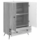 vidaXL Széf Szürke Sonoma 66 x 34,5 x 95 cm Szerelt Fa