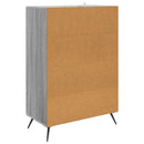 vidaXL Széf Szürke Sonoma 66 x 34,5 x 95 cm Szerelt Fa