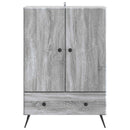 vidaXL Széf Szürke Sonoma 66 x 34,5 x 95 cm Szerelt Fa