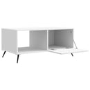vidaXL Dohányzóasztal Fehér 90 x 50 x 40 cm Szerelt Fa
