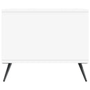 vidaXL Dohányzóasztal Fehér 90 x 50 x 40 cm Szerelt Fa