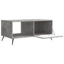 vidaXL Dohányzóasztal Betonszürke 90 x 50 x 40 cm Szerelt Fa