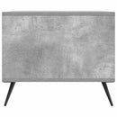 vidaXL Dohányzóasztal Betonszürke 90 x 50 x 40 cm Szerelt Fa