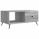 vidaXL Dohányzóasztal Szürke Sonoma 90 x 50 x 40 cm Szerelt Fa