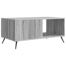 vidaXL Dohányzóasztal Szürke Sonoma 90 x 50 x 40 cm Szerelt Fa