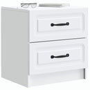 vidaXL Éjjeliszekrény fiókkal Fehér 43 x 34,5 x 44,5 cm Szerelt Fa
