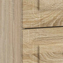 vidaXL Éjjeliszekrény fiókkal 2 pcs Sonoma Tölgy 43 x 34,5 x 44,5 cm