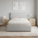 vidaXL Éjjeliszekrény fiókkal 2 pcs Sonoma Tölgy 43 x 34,5 x 44,5 cm