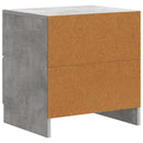 vidaXL Éjjeliszekrény Betonszürke 43 x 34,5 x 44,5 cm Szerelt Fa