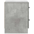 vidaXL Éjjeliszekrény Betonszürke 43 x 34,5 x 44,5 cm Szerelt Fa