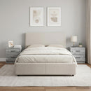 vidaXL Éjjeliszekrény fiókkal 2 pcs Szürke Sonoma 43 x 34,5 x 44,5 cm