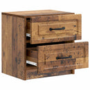 vidaXL Éjjeliszekrény Antik Fa 43 x 34,5 x 44,5 cm Szerelt Fa
