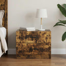 vidaXL Éjjeliszekrény Füstös Tölgy 62 x 34,5 x 44,5 cm Szerelt Fa