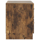 vidaXL Éjjeliszekrény Füstös Tölgy 62 x 34,5 x 44,5 cm Szerelt Fa