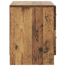 vidaXL Éjjeliszekrény fiókkal Antik Fa 62 x 34,5 x 44,5 cm Szerelt Fa