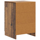 vidaXL Éjjeliszekrény fiókkal Antik Fa 43 x 41 x 63,5 cm Szerelt Fa