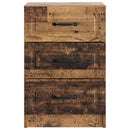 vidaXL Éjjeliszekrény fiókkal Antik Fa 43 x 41 x 63,5 cm Szerelt Fa