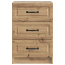 vidaXL Éjjeliszekrény Kézműves Tölgy 43 x 41 x 63,5 cm Szerelt Fa