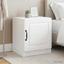 vidaXL Éjjeliszekrény 2 pcs Fehér 43 x 34,5 x 47 cm Szerelt Fa