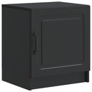vidaXL Éjjeliszekrény 2 pcs Fekete 43 x 34,5 x 47 cm Szerelt Fa