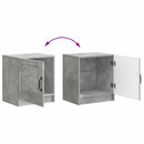 vidaXL Éjjeliszekrény Betonszürke 43 x 34,5 x 47 cm Szerelt Fa