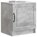 vidaXL Éjjeliszekrény 2 pcs Betonszürke 43 x 34,5 x 47 cm Szerelt Fa