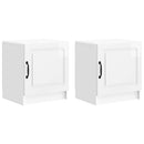 vidaXL Éjjeliszekrény 2 db Magasfényű Fehér 43 x 34,5 x 47 cm