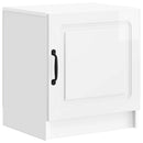 vidaXL Éjjeliszekrény 2 db Magasfényű Fehér 43 x 34,5 x 47 cm