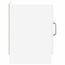 vidaXL Éjjeliszekrény 2 db Magasfényű Fehér 43 x 34,5 x 47 cm